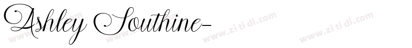 Ashley Southine字体转换